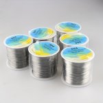 1PC 100 Meters Color Retaining Large Coil Stainless Steel Wire Handmade Diy Winding And Tying Flowers Non-fading Non-oxidizing J