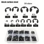 120pcs Stainless Steel Stainless Steel E Clip Washer Assortment Kit Circlip Retaining Ring For Shaft Fastener M1.5~M10