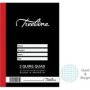 Treeline A4 2 Quire Hardcover Book - Quad And Margin   192 Pages    Pack Of 5   - Quad & Margin