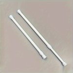 Easy-install Adjustable Curtain Rod - Non-slip Punch-free Design For Bedroom & Bathroom Decor Christmas halloween Gift Decoratio