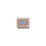 Composable Classic Link Pav Light Blue Stones