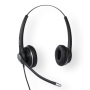 Snom Headset A100D - Wideband Monaural Duo Headset Noise Cancelling For D3XX D7XX Series Phones