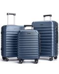 Light Flight Luggage Sets 3 Piece Durable Suitcase Set With Spinner Wheels 3 Pcs Hardside Lightweight Luggage With Tsa Lock Larg