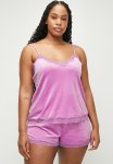 Plus Cami Velours Scallop Lace - Violet