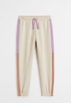 Joggers - Light Beige block-coloured