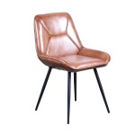 Rustic Elegance Leather Chair