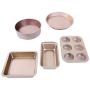 5 Piece Non-stick Bakeware Set Cake Muffin Cupcake Pan