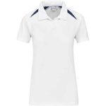 Ladies Splice Golf Shirt White