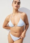 Padded Triangle Bikini Top - Light Blue
