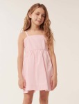 Audrey Bow MINI Teen Dress - 16 Ballet Pink