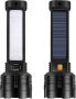 2 Pack LED Solar Energy Rechargeable Flashlight - 20000