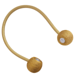 Smte Magnetic 2PC Curtain Tieback Ball Gold With Keychain