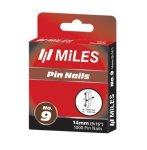 Galv. Headless Pin 18G 14MM X 1000PC NO.9