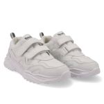 Toughees Sneakers Thato Youth White Hook And Loop School Shoes