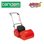 Tandem 1100W 17" Electric Cylinder Lawnmower 6 Blade With 35M Cable