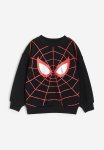 Oversized Printed Sweatshirt - Black