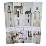 Decorative Arch File Labels Coastal And Lighthouse 4PC