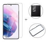3D Round Edge Tempered Glass With Camera Lens Protector For Samsung S21PLUS