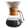 Pour Over Coffee Maker 1L Heat-resistant Glass & Dual-layer Filter