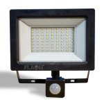 Flash Floodlight 50WATT Sensor Smd 6000K Blk BL ZR-TG009S