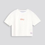 GIRLS Boxy Tee - 10 Off White