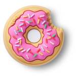 Sprinkle Donut Bite Jibbitz - Multi Osfa