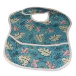 4AKID Waterproof Baby Bib With Crumb Catcher - Assorted Designs - Cars