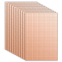 10 Sheets Glass Tile Glass Mirrors Mosaic Tiles Sticker Rose Gold