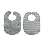 Every Muslin Bibs Grey 2 Pack