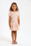 Girls Summer Short Sleeve Dress 2 To 7 Years
