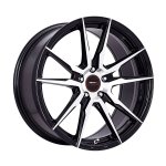 18" A-line Baltic Black Machine Face 5 112 8.5J ET42 Flow Forming Alloy Wheels - Autostyle Motorsport South Africa
