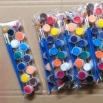 12 Colors Watercolor Gouache Paint Art Hand-painted Diy Painting Tools Painting Pen Paint Set Halloween thanksgiving Day christm