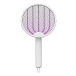 Zs - USB Charging Folding Electric Mosquito Swatter Lamp - White