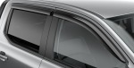 Next Gen Ford Ranger Double Cab Smoke Weathershields For