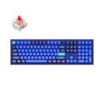 Q6 Full-size Red Gateron G Pro Switches With Knob Aluminium Rgb Wired Keyboard - Blue