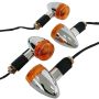Motorcycle Turn Signals For Honda Kawasaki Yamaha Compatible With Suzuki