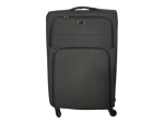 Smte Trolley 1-PIECE Travel Luggage Spinner Fabric Grey With Keychain