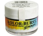 Kolor Burst Silver Black Edible Dusting Powder 10ML