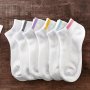 6 Pairs Sports Ankle Socks Soft & Lightweight Low Cut Socks Women's Stockings & Hosiery