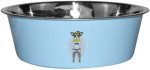 Stainless Steel Bowl Blue Large Stainless Steel Pet Bowl