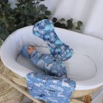 Wrap Set Swaddle Set Crazy Dino
