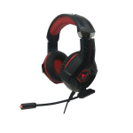 Microlab G7 Pro USB Gaming Headset With Omni-directional Luminous Microphone And 40MM High-precision Drivers And Red LED Lightin