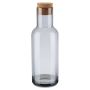 Water Carafe Tinted In Smoky-grey Glass Fuum 1 Litre