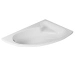 Bath Corner Salina White Right-hand Acrylic Built-in W150CMXD97CMXH40CM