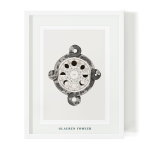 Cosmic Serpent Light Art Print