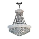 Laura Crystal Chandelier Light Chrome