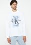 Calvin Klein Lightbox Graphic Long Sleeve Tee - Bright White