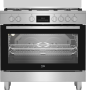 90CM Multifunction Gas Range Cooker Inox BGTW11225EX