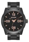 Nixon Corporal Stainless Steel Men's Watch - Matte Black Gold