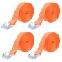 4PIECE Tie Down Straps Set